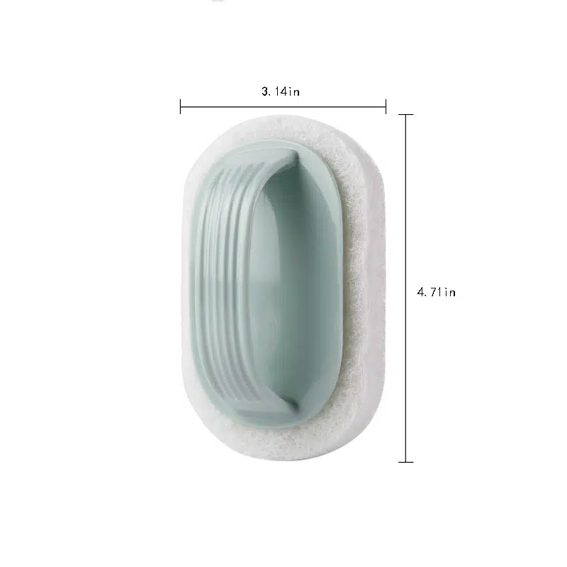 1pc, Household Plain Handle Cleaning Brush, Decontamination Sponge Wipe Bathroom Toilet Tile Cleaning Brush, Kitchen Brush 