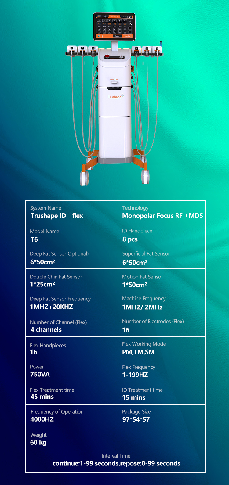 Rf Fat Burning Slimming Trusculpt Id Machine Trusculpt Id Flex Machine 2023 Skin Tightening Weight Lost Body Shaping Trusculpt