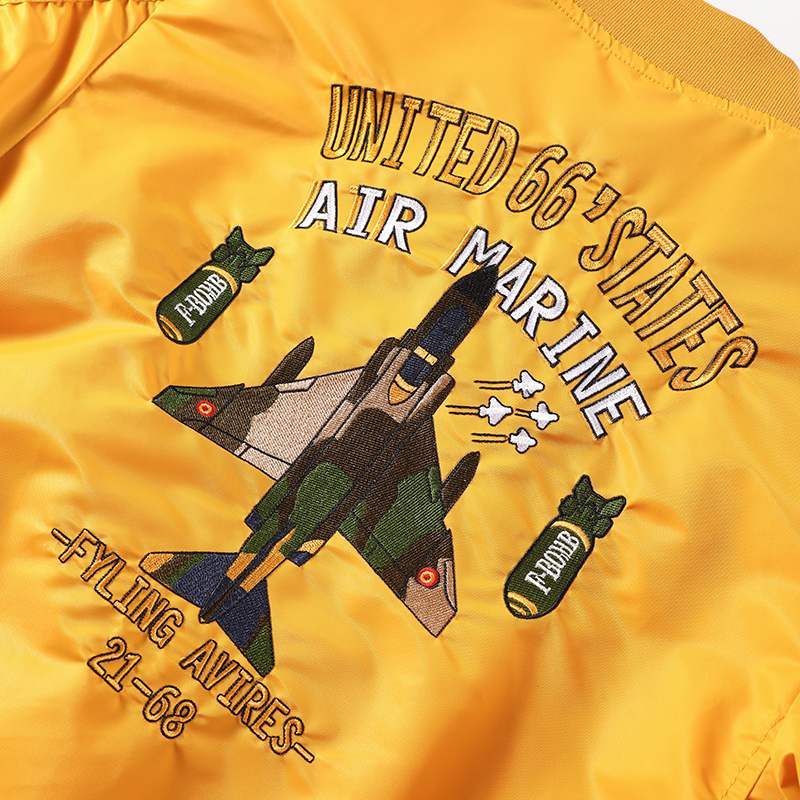 MA-1 American overalls pilot jacket Men's autumn and winter thickened Baseball uniform Trendy coat Men's military fan jacket Men 