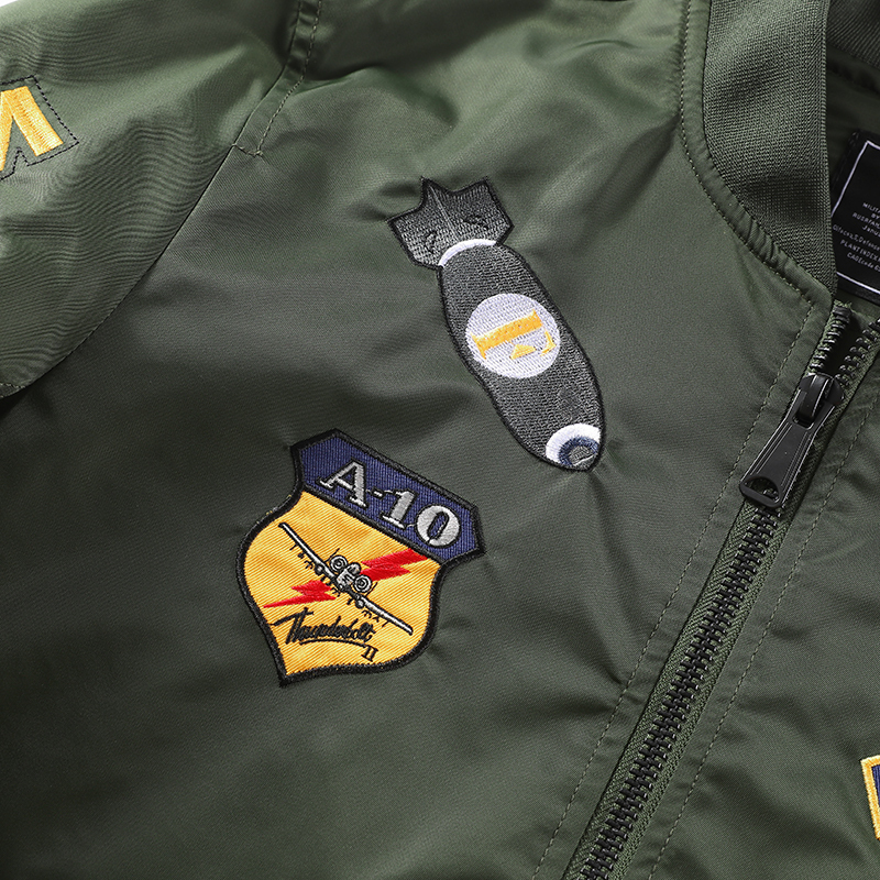 MA-1 American overalls pilot jacket Men's autumn and winter thickened Baseball uniform Trendy coat Men's military fan jacket Men 