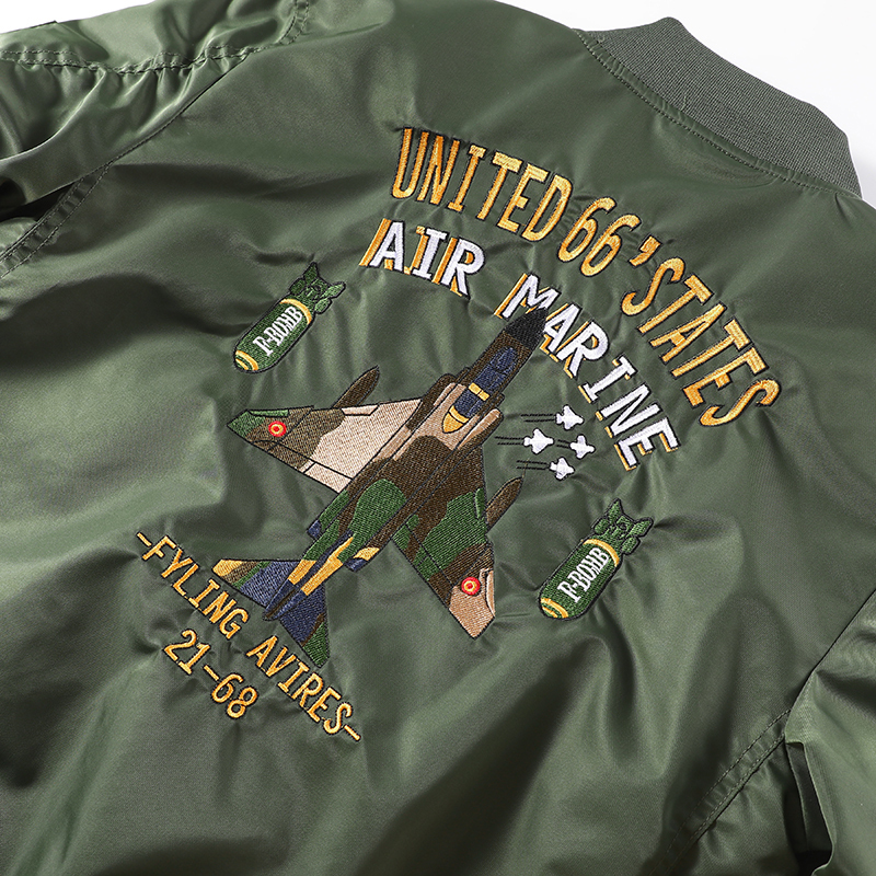 MA-1 American overalls pilot jacket Men's autumn and winter thickened Baseball uniform Trendy coat Men's military fan jacket Men 