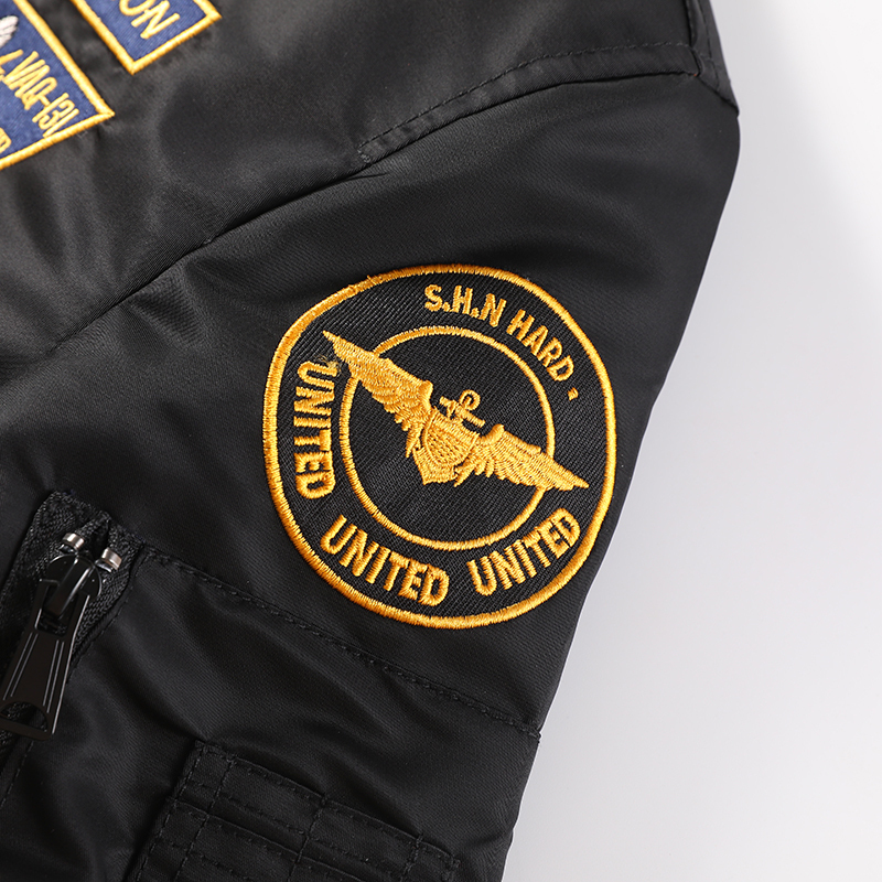 MA-1 American overalls pilot jacket Men's autumn and winter thickened Baseball uniform Trendy coat Men's military fan jacket Men 