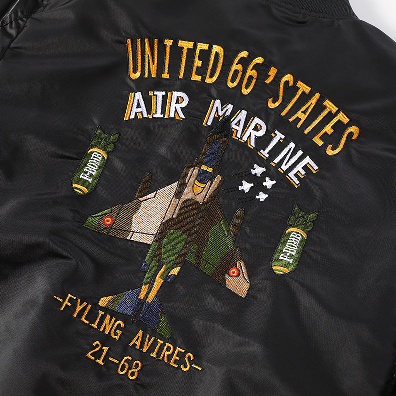 MA-1 American overalls pilot jacket Men's autumn and winter thickened Baseball uniform Trendy coat Men's military fan jacket Men 
