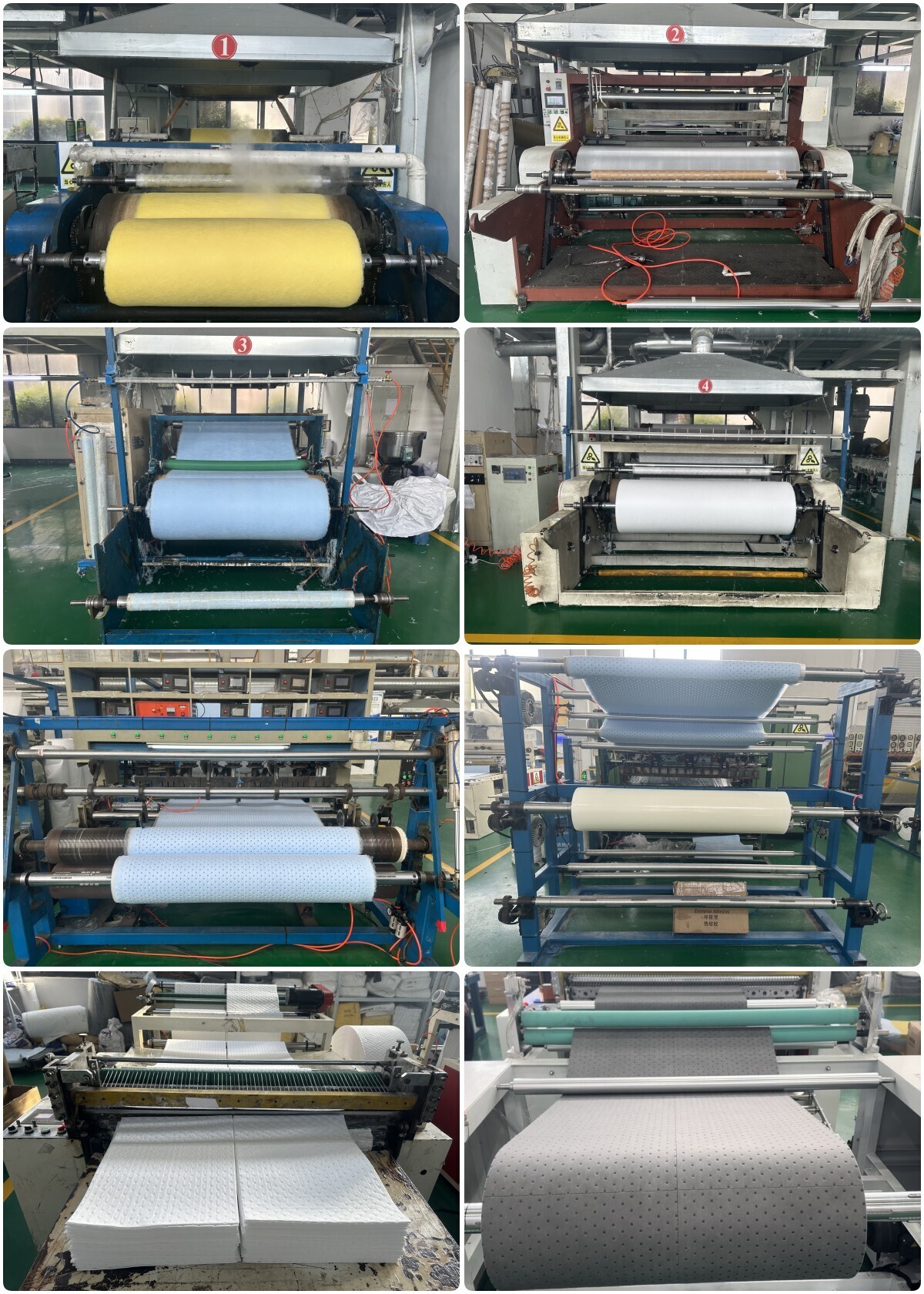 Hot Sale Product Oil Absorb Pad Perforated Roll For Other Environmental Products 