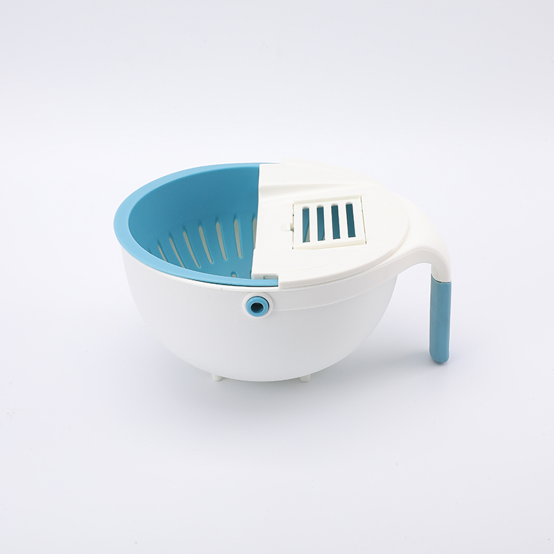 Hot selling Kitchen multi Kitchen Items Vegetable Chopper Slicer food chopper manual and Draining Basket Fruit Cutter 