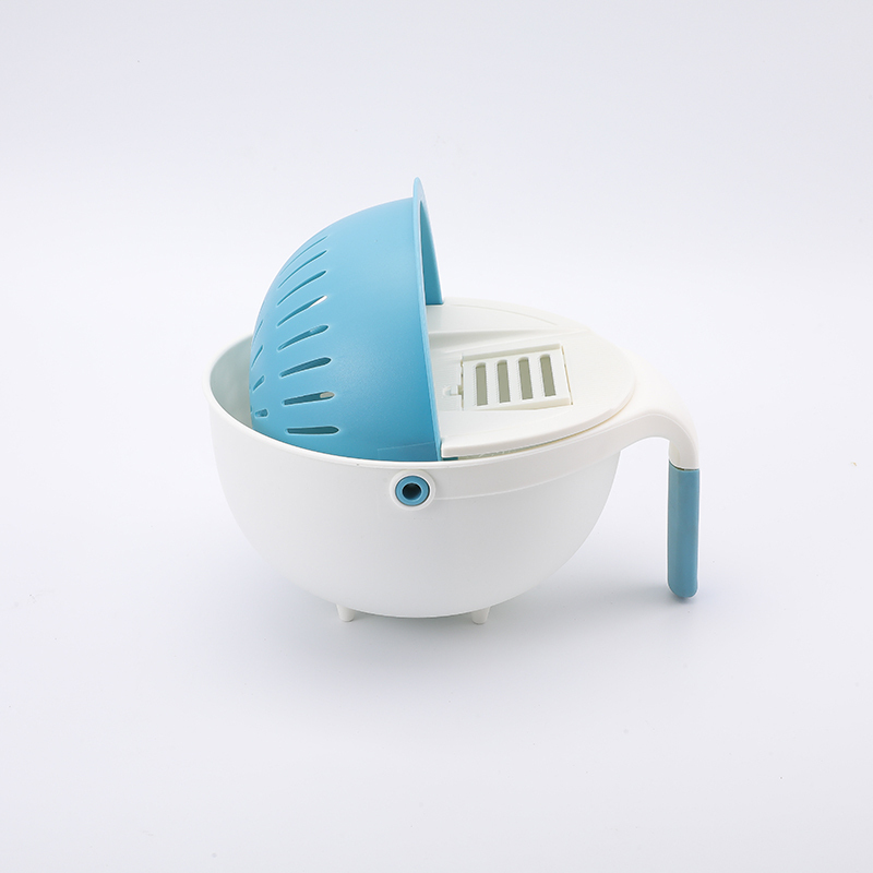 Hot selling Kitchen multi Kitchen Items Vegetable Chopper Slicer food chopper manual and Draining Basket Fruit Cutter 