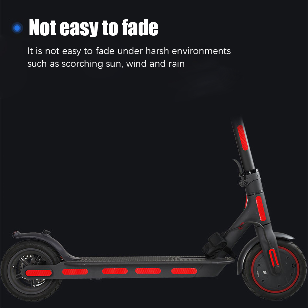 Night Safety Warning Sticker For Ninebot G30 Electric Scooter Reflective Stickers Body Wheel Hub Accessories For Xiaomi M365/Pro 