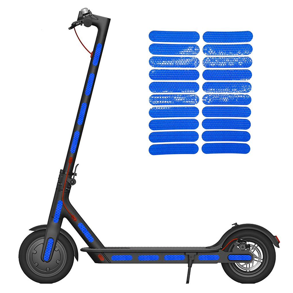 Night Safety Warning Sticker For Ninebot G30 Electric Scooter Reflective Stickers Body Wheel Hub Accessories For Xiaomi M365/Pro 