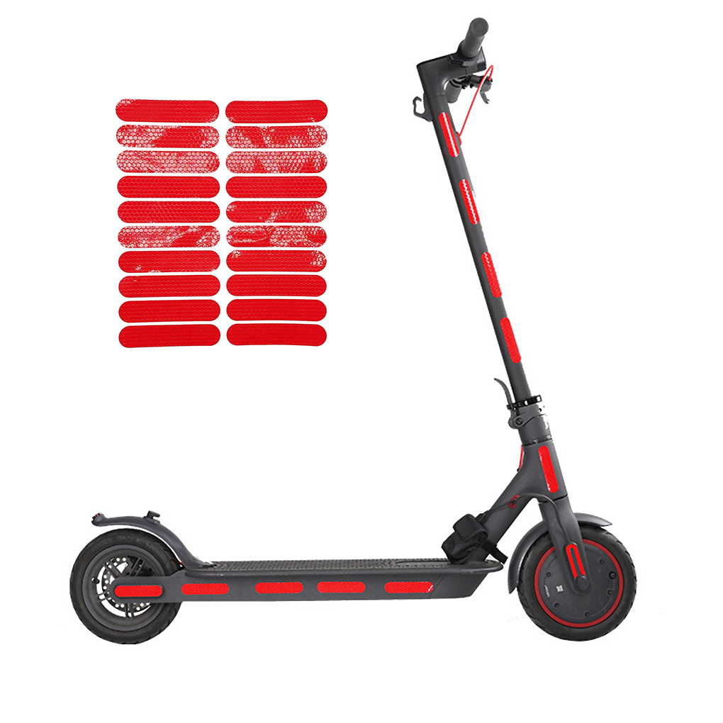 Night Safety Warning Sticker For Ninebot G30 Electric Scooter Reflective Stickers Body Wheel Hub Accessories For Xiaomi M365/Pro 