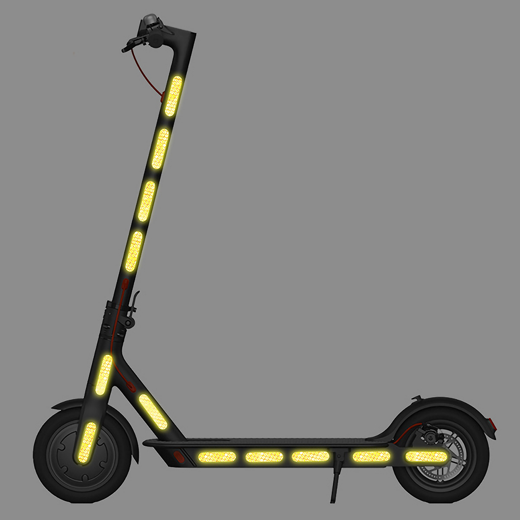 Night Safety Warning Sticker For Ninebot G30 Electric Scooter Reflective Stickers Body Wheel Hub Accessories For Xiaomi M365/Pro 