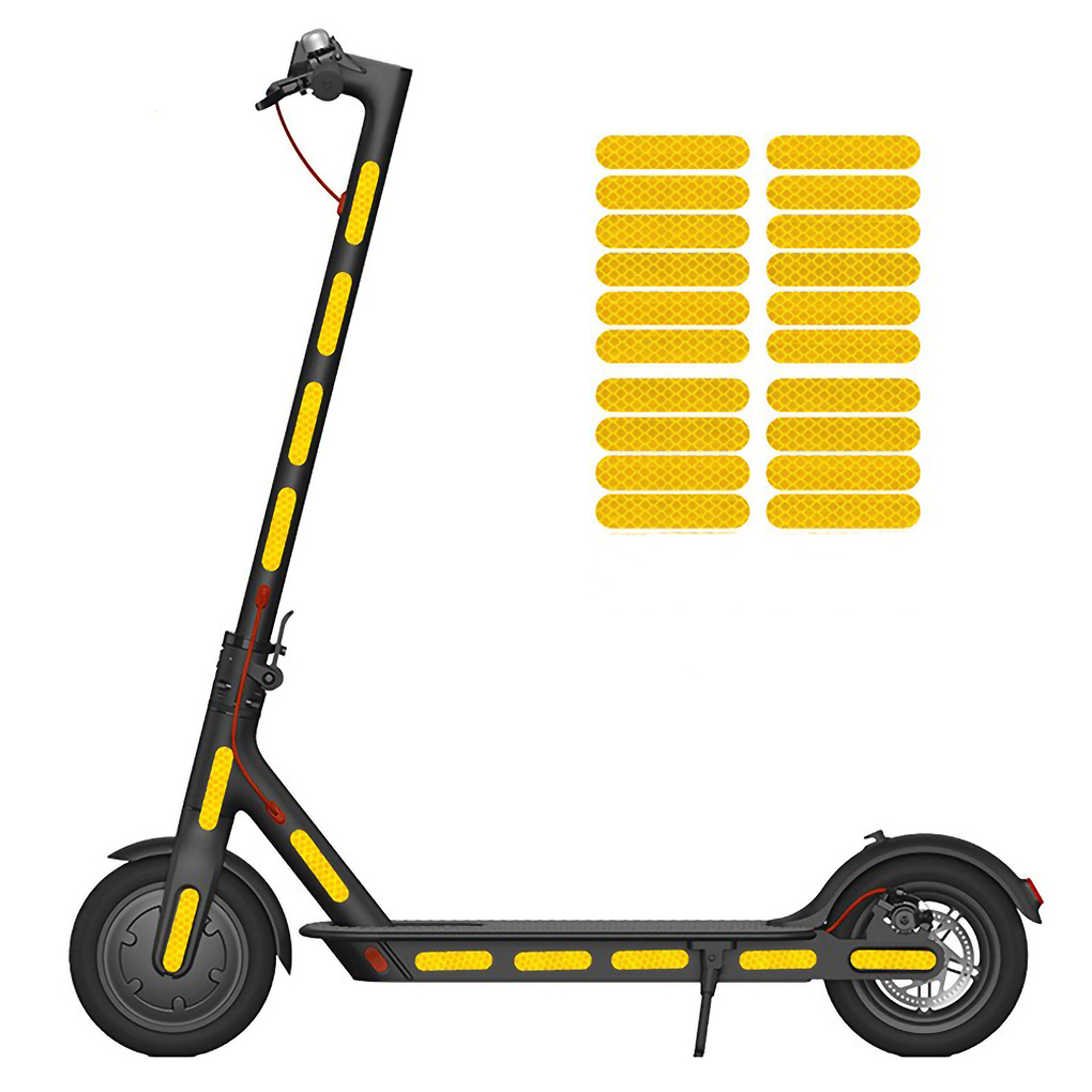 Night Safety Warning Sticker For Ninebot G30 Electric Scooter Reflective Stickers Body Wheel Hub Accessories For Xiaomi M365/Pro 