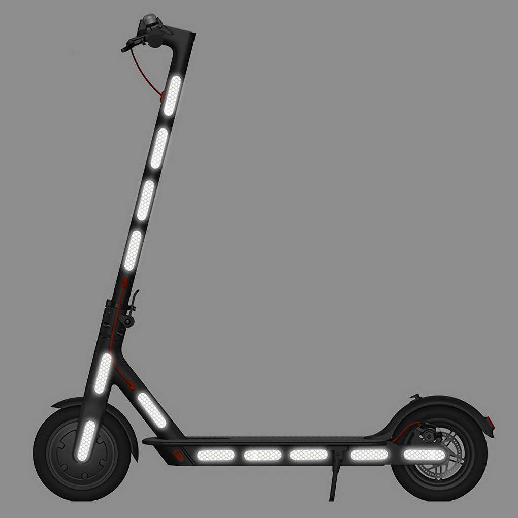 Night Safety Warning Sticker For Ninebot G30 Electric Scooter Reflective Stickers Body Wheel Hub Accessories For Xiaomi M365/Pro 