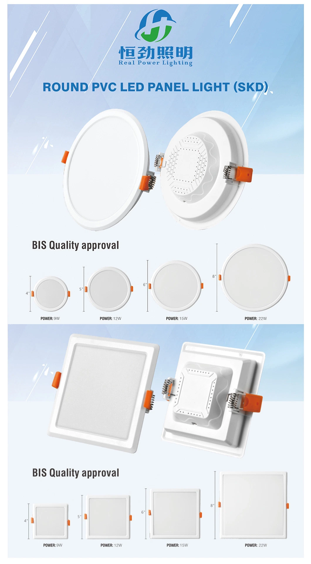 Wholesale Square Embedded Hot-Selling Lamp Panel Affordable Ultra-Thin LED Panel Lights