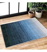 Lahome Modern Ombre Small Rug- 2x3 Entryway Rug Ultra-Thin Soft Kitchen Rugs Non Slip Indoor Door...