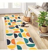 Lahome Boho Runner Rug Non Slip, 2x6 Soft Hallway Runner Rug for Bathroom, Modern Washable Runner...