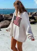 Women's Hoodies Stand Collar Cropped Pullover Half Zip Women Overzised Hoodie Thumb Hole Long Sleeve Clothes Solid Color Loose Fit Daily 