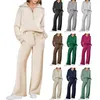Women's Hoodies Stand Collar Cropped Pullover Half Zip Women Overzised Hoodie Thumb Hole Long Sleeve Clothes Solid Color Loose Fit Daily 