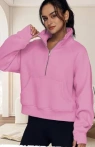 A Stand collar Pink