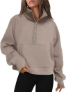 A Stand collar Camel color