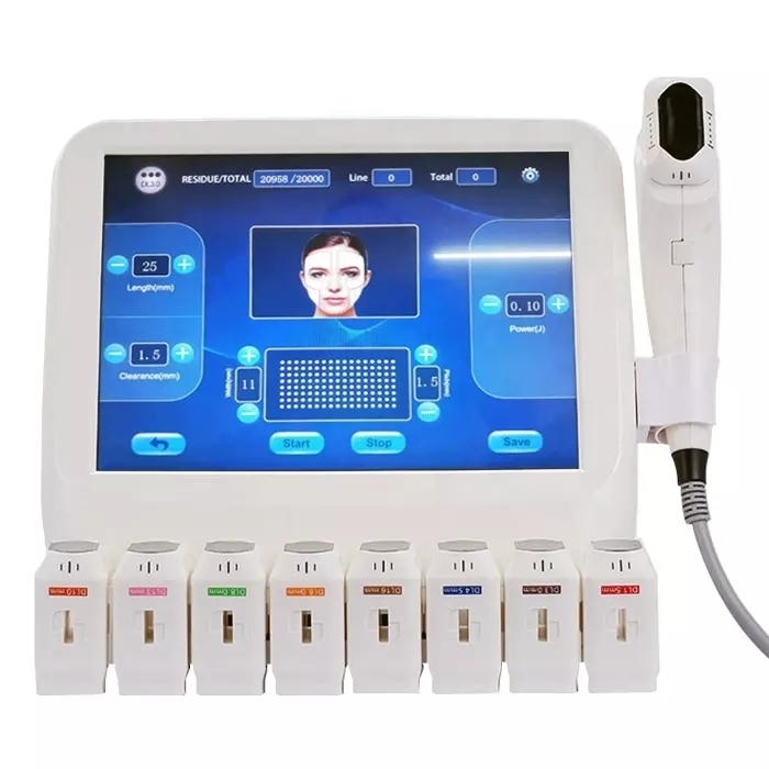Portable SMAS Skin Rejuvenation and Anti Wrinkle 12 Lines HIFU Machine