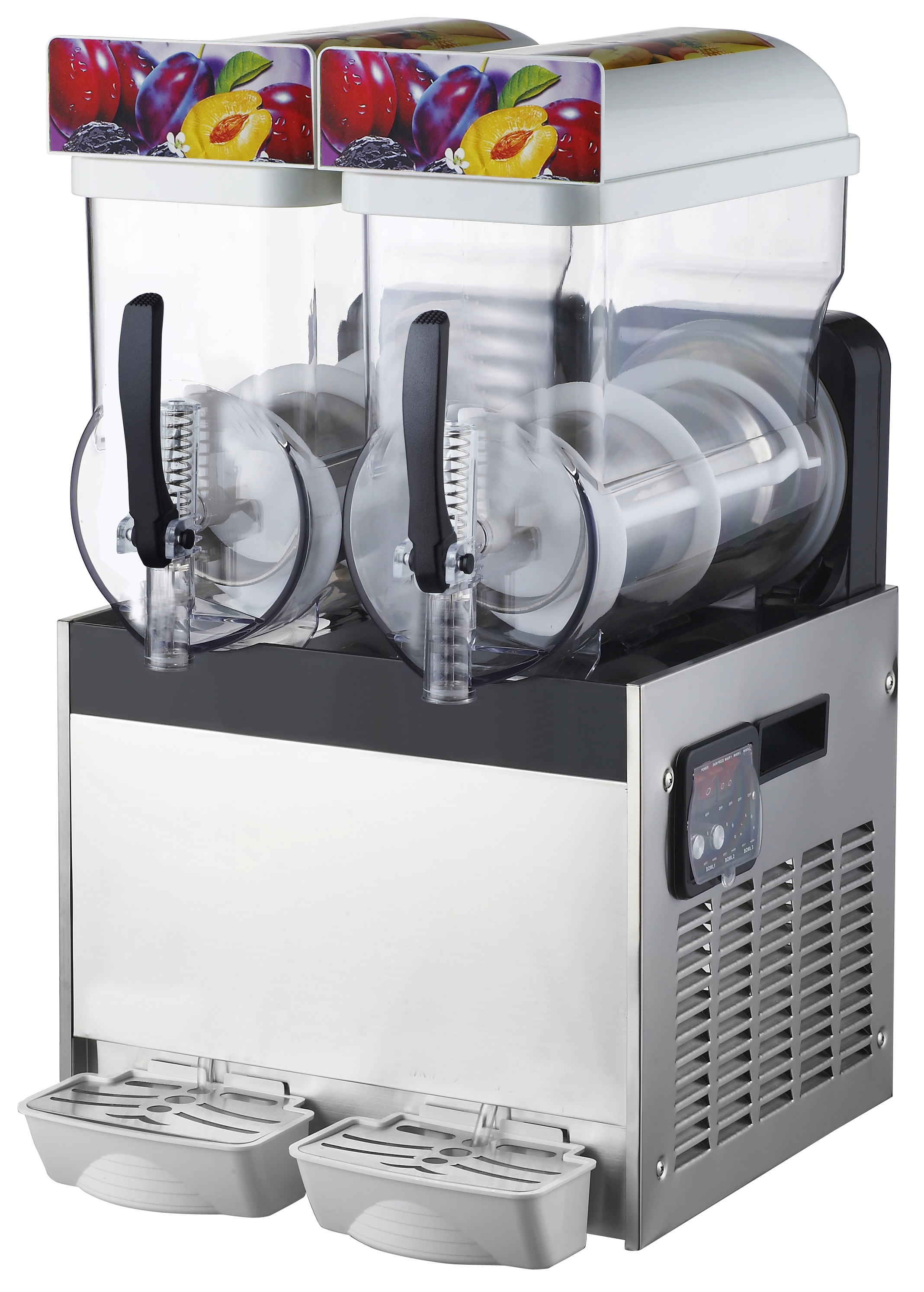 frozen drinks machine 2*15L margarita cooling slush machine slushie machine