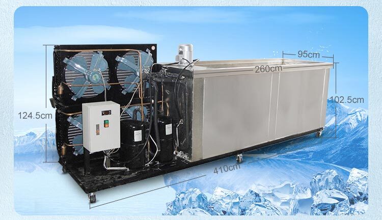 2000kgs ice block machine ice brick making machine ice block maker w ...