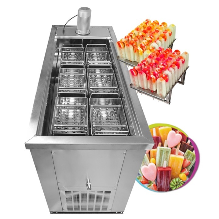 6 molds ice popsicle maker ice lollipop machine ice lolly machine w