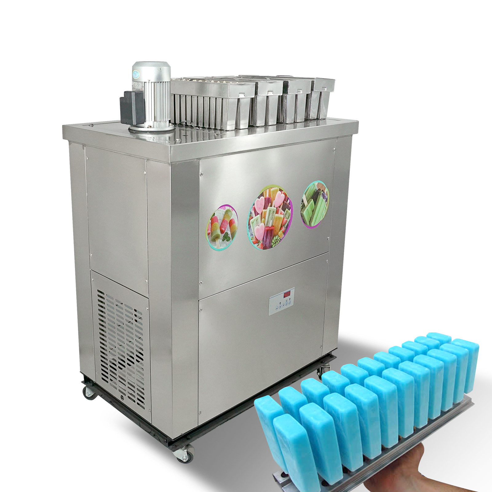 4 slim mold set ice popsicle machine,ice lollipop machine,ice pop machine