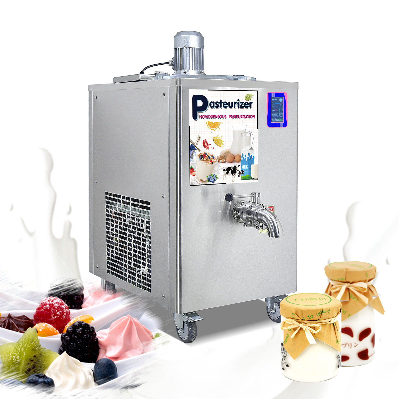 ice cream pasteurizer machine