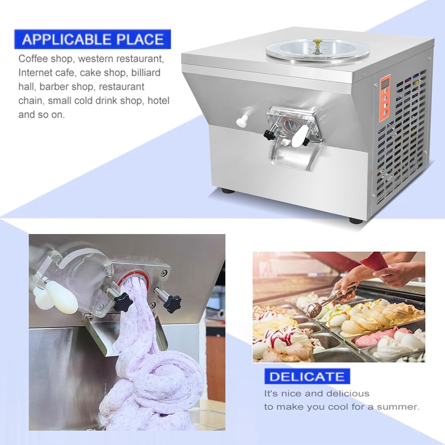 Taylor carpigiani gelato free stand Hard ice cream machine