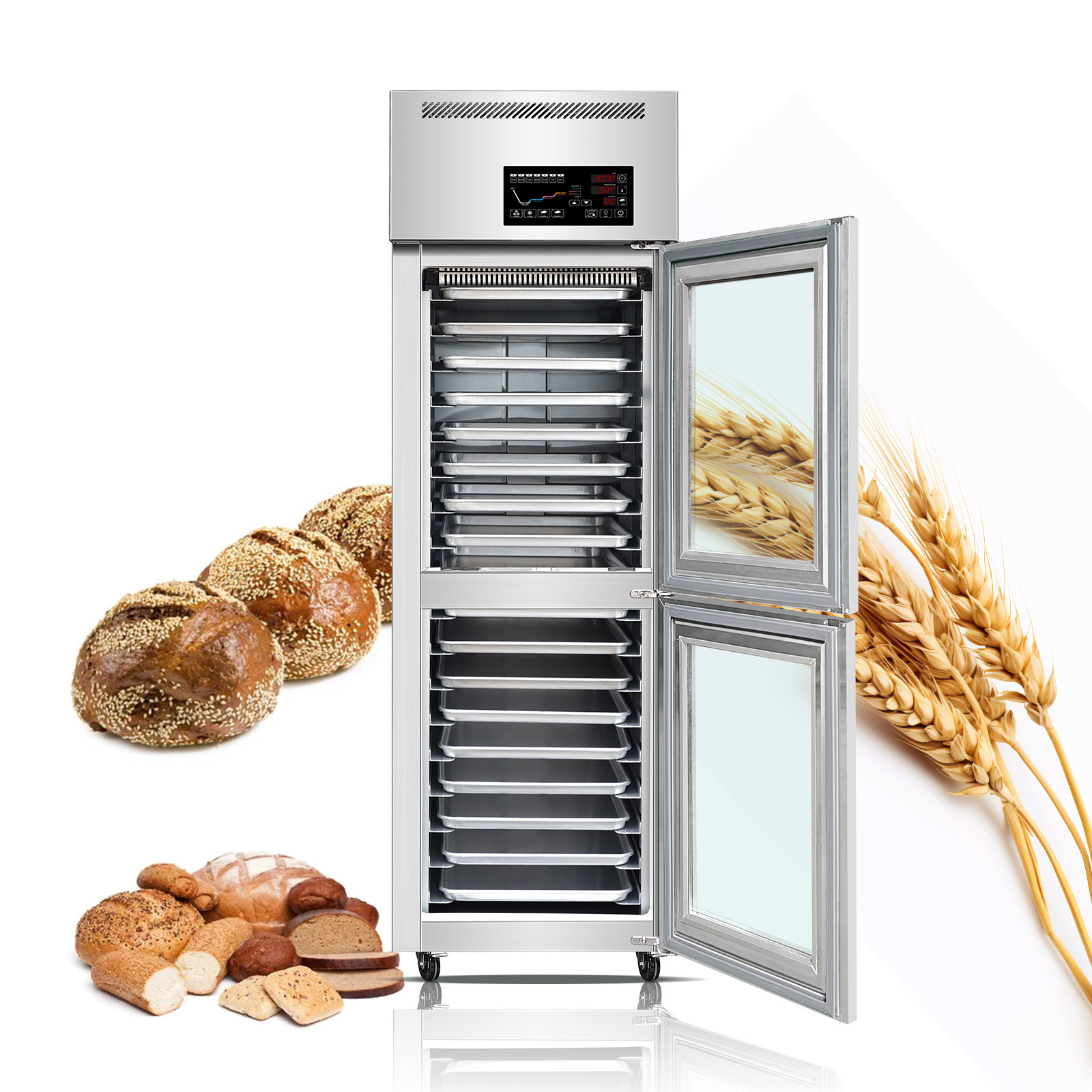 Poofer Machine Commercial Automatic Bakery Dough Proofer, Bread/Dough Baking Proofer ...