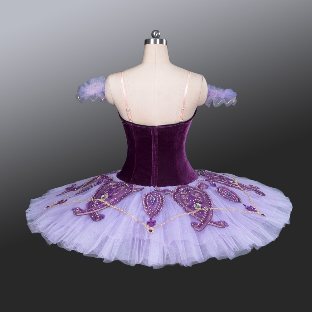 Women Professional ballet dress ballerina  pancake tutu purple professional ballet tutu  