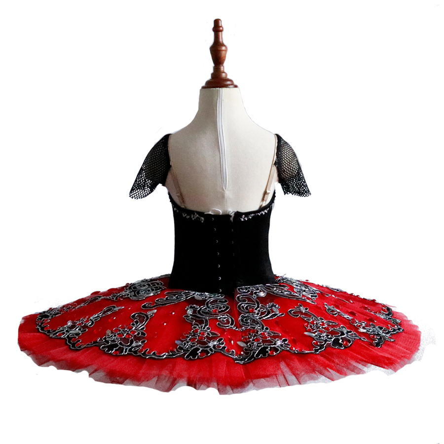 classical professional tutu pancake platter  black swan Coppelia tutus Princess Auror costumes kids  DM0041  
