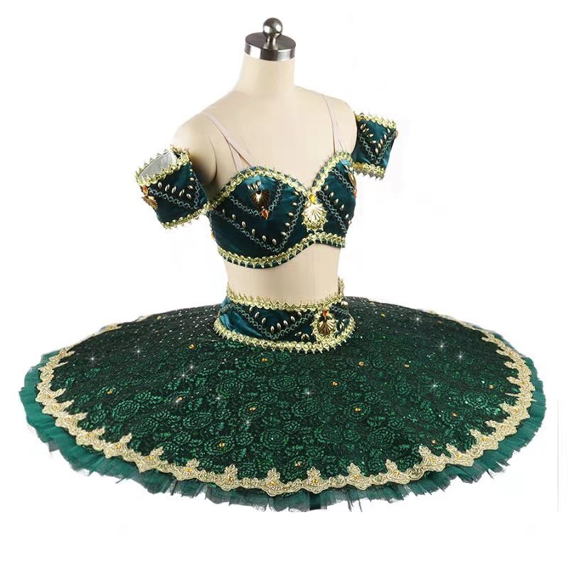 Obalisque tutu ballet tutu ballet dance costumes Le corsaire odalisque First variation Gamzatti  ballet  La Bayadere red green  