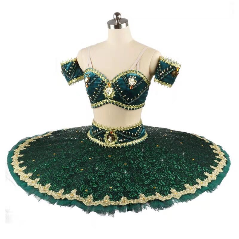 Obalisque tutu ballet tutu ballet dance costumes Le corsaire odalisque First variation Gamzatti  ballet  La Bayadere red green  