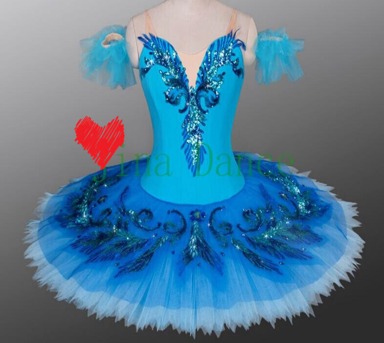 Adult kids La Esmeralda Ballet Tutu performance professional classical ballet tutus girls pancake tutu nutcracker royal blue  