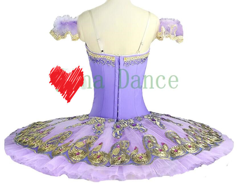 Pancake Tutus Classical Ballerina Ballet Dance Costume classic Sleeping Beauty, Sugar Plum Fairy, Dew Drop, Peach fairy lilac  