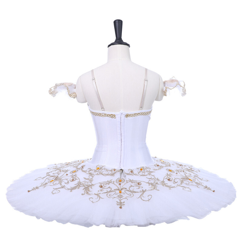Ballet stage dresses  tu tu  pancake ballet dress White Grand Pas Princess Aurora, Cinderella, macha and Coppelia  