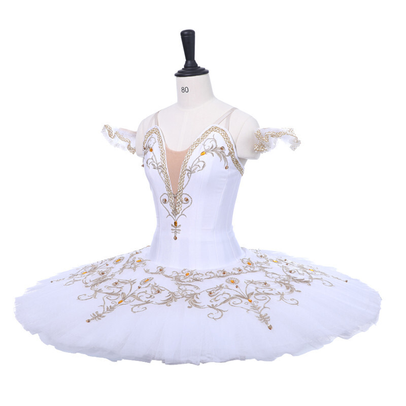 Ballet stage dresses  tu tu  pancake ballet dress White Grand Pas Princess Aurora, Cinderella, macha and Coppelia  