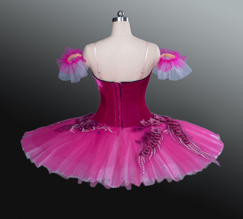 Professional Ballet Tutus Girls Pancake Swan Dress Classical Performance Ballerina Costume ballet dress red  