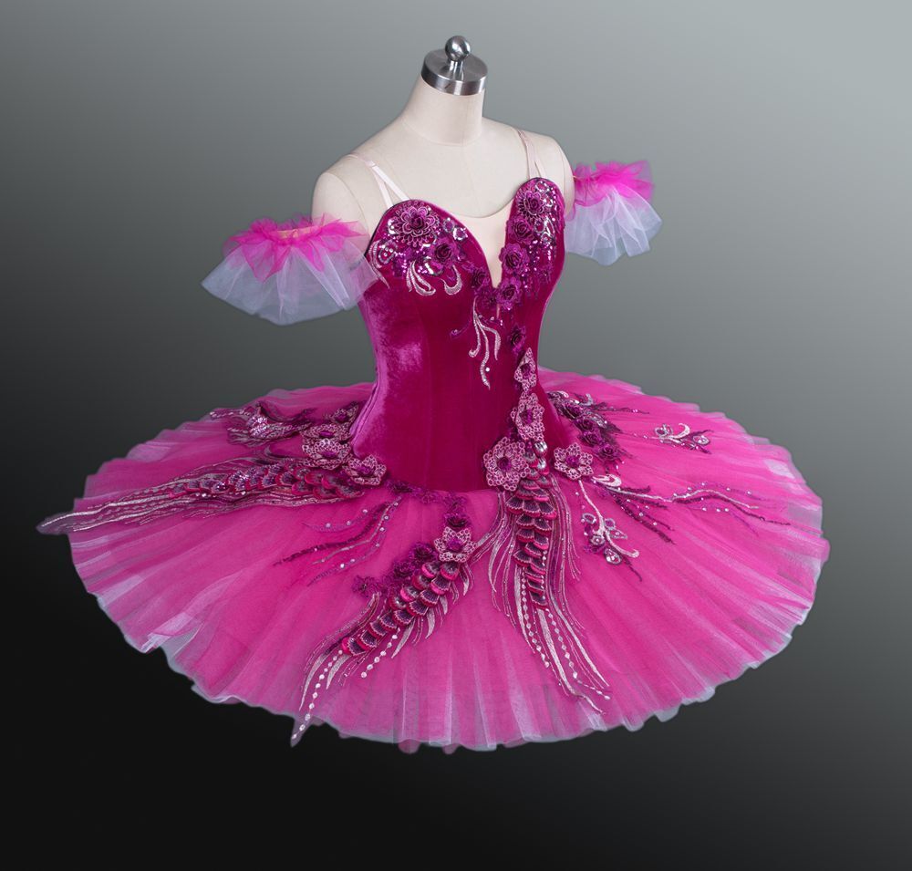 Professional Ballet Tutus Girls Pancake Swan Dress Classical Performance Ballerina Costume ballet dress red  