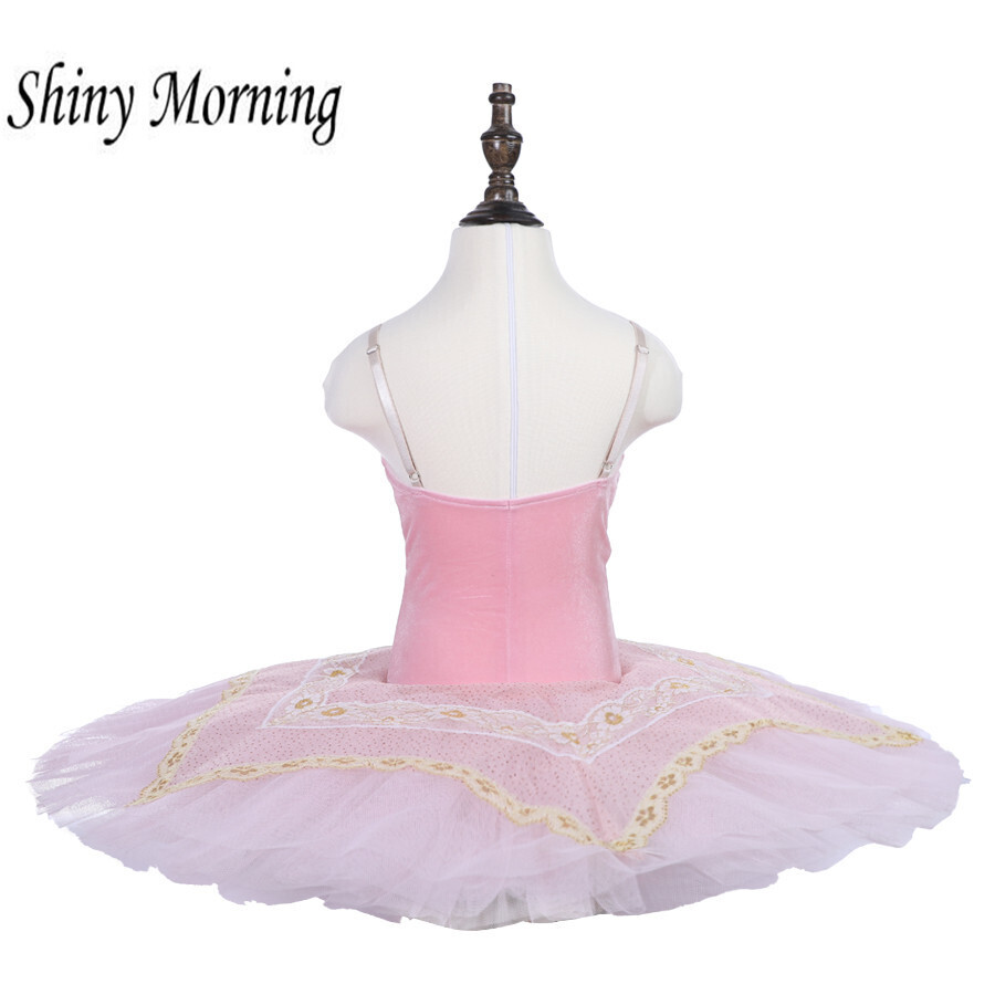 Ballet Tutu Dresses Adults Professional Gymnastics Leotard Swan Lake Dance Clothes For Girls Pancake Children Ballerina pink  