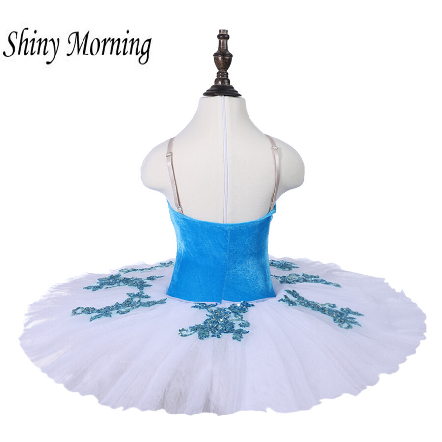 Swan Lake Costume Professional Ballet  dress Tutu Kid Ballerina Dress Ballet Leotards For Women adult blue white  