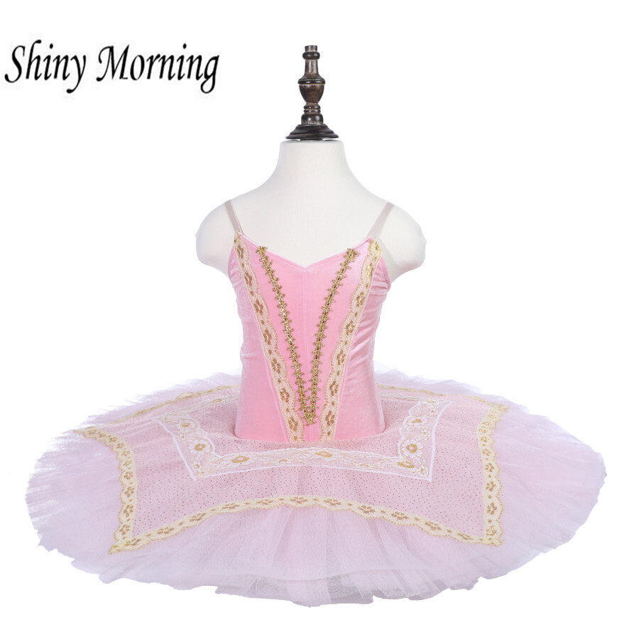 Ballet Tutu Dresses Adults Professional Gymnastics Leotard Swan Lake Dance Clothes For Girls Pancake Children Ballerina pink  