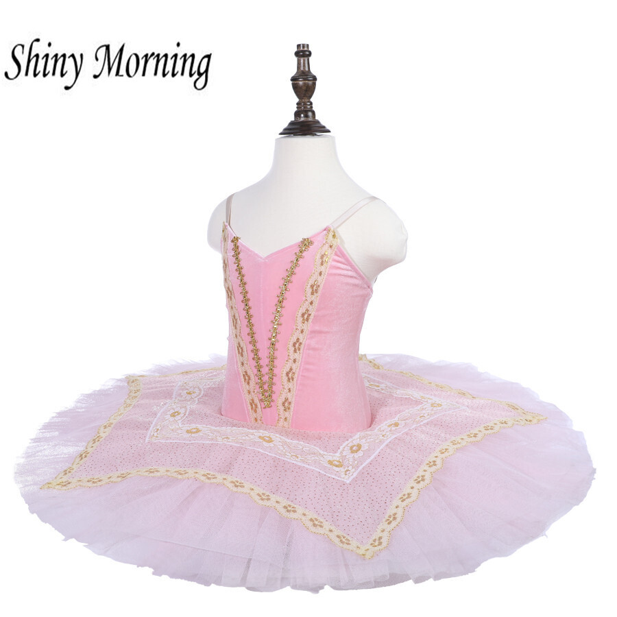 Ballet Tutu Dresses Adults Professional Gymnastics Leotard Swan Lake Dance Clothes For Girls Pancake Children Ballerina pink  
