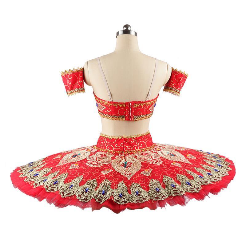 Obalisque tutu ballet tutu ballet dance costumes Le corsaire odalisque First variation Gamzatti  ballet  La Bayadere red green  