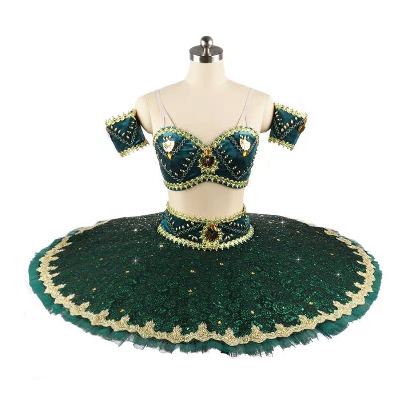 Obalisque tutu ballet tutu ballet dance costumes Le corsaire odalisque First variation Gamzatti  ballet  La Bayadere red green  