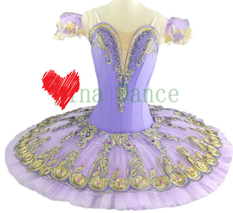 Pancake Tutus Classical Ballerina Ballet Dance Costume classic Sleeping Beauty, Sugar Plum Fairy, Dew Drop, Peach fairy lilac  