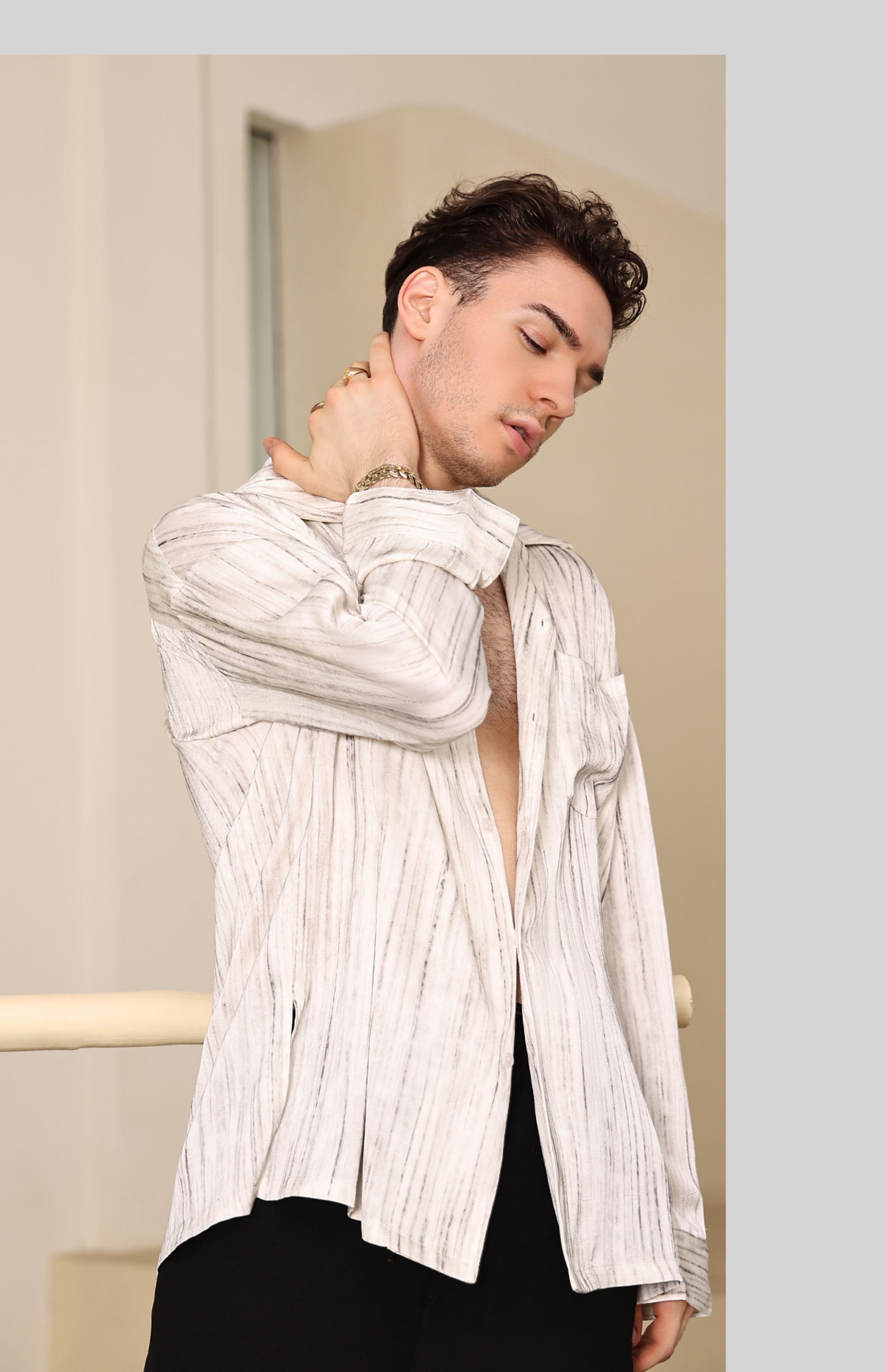 Men Latin Dance Shirt Long Sleeves Practice Competition Clothes Adult Male Salsa Dance Clothing Rumba Ballroom Dance Top 537 ,latin man shirt competition,latin man shirt,latin man dance shirt,latin man costumes,latin man practice shirt