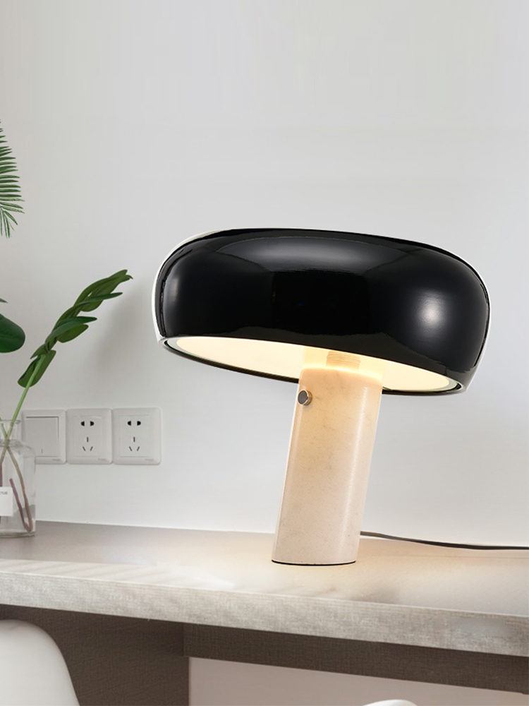 Snoopy marble base table lamp by Achille Castiglioni  Snoopy marble base table lamp by Achille Castiglioni  FLOS TABLE LAMP,designer lighting,marble base table lamp,Flos lighting,Achille Castiglioni,Achille table lamp